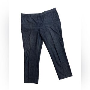 ⭐️ GAP cropped dark navy jeans- size 14